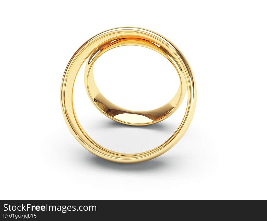 Gold wedding rings