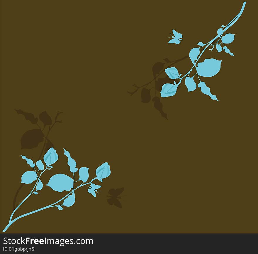 Illustration of a decorative background