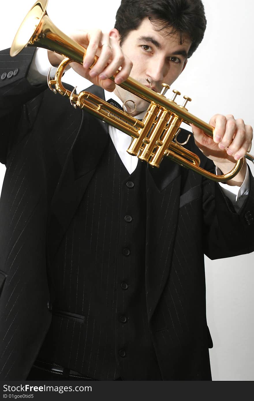 Trumpet player