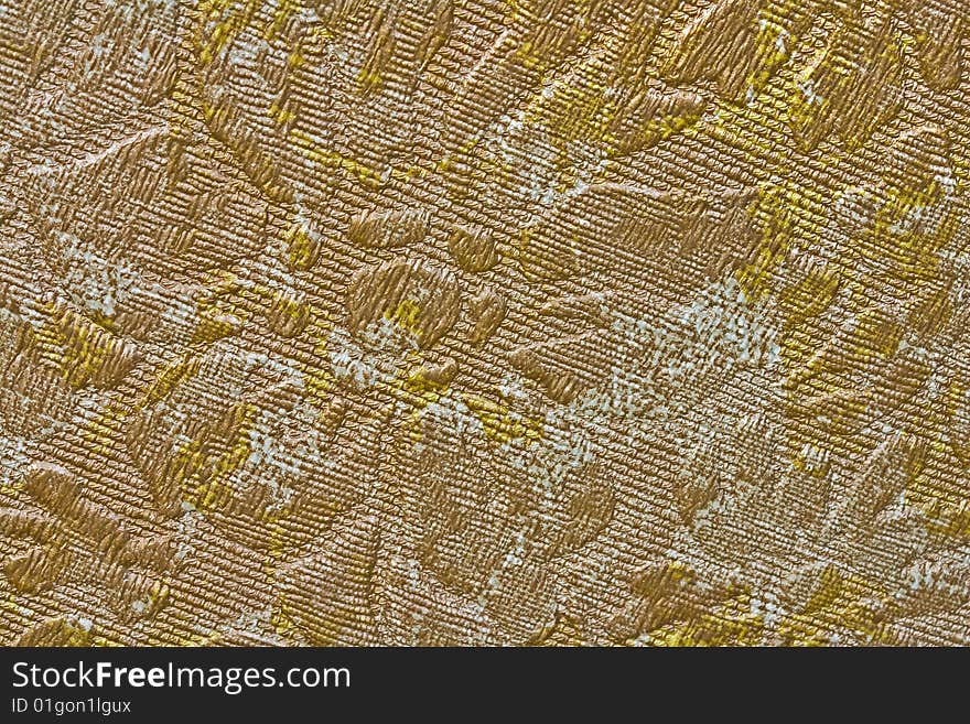 Golden fabric background