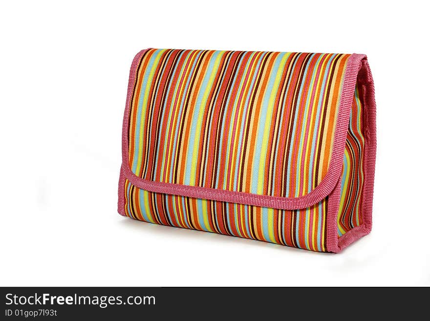 Colorful makeup bag