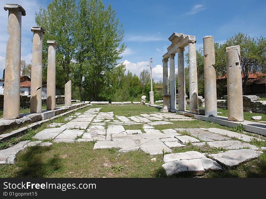 Aizonai temple, in kutahya, Turkey