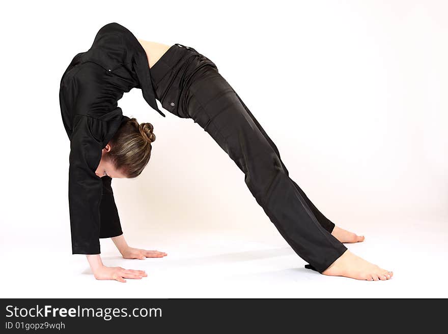 Flexible woman