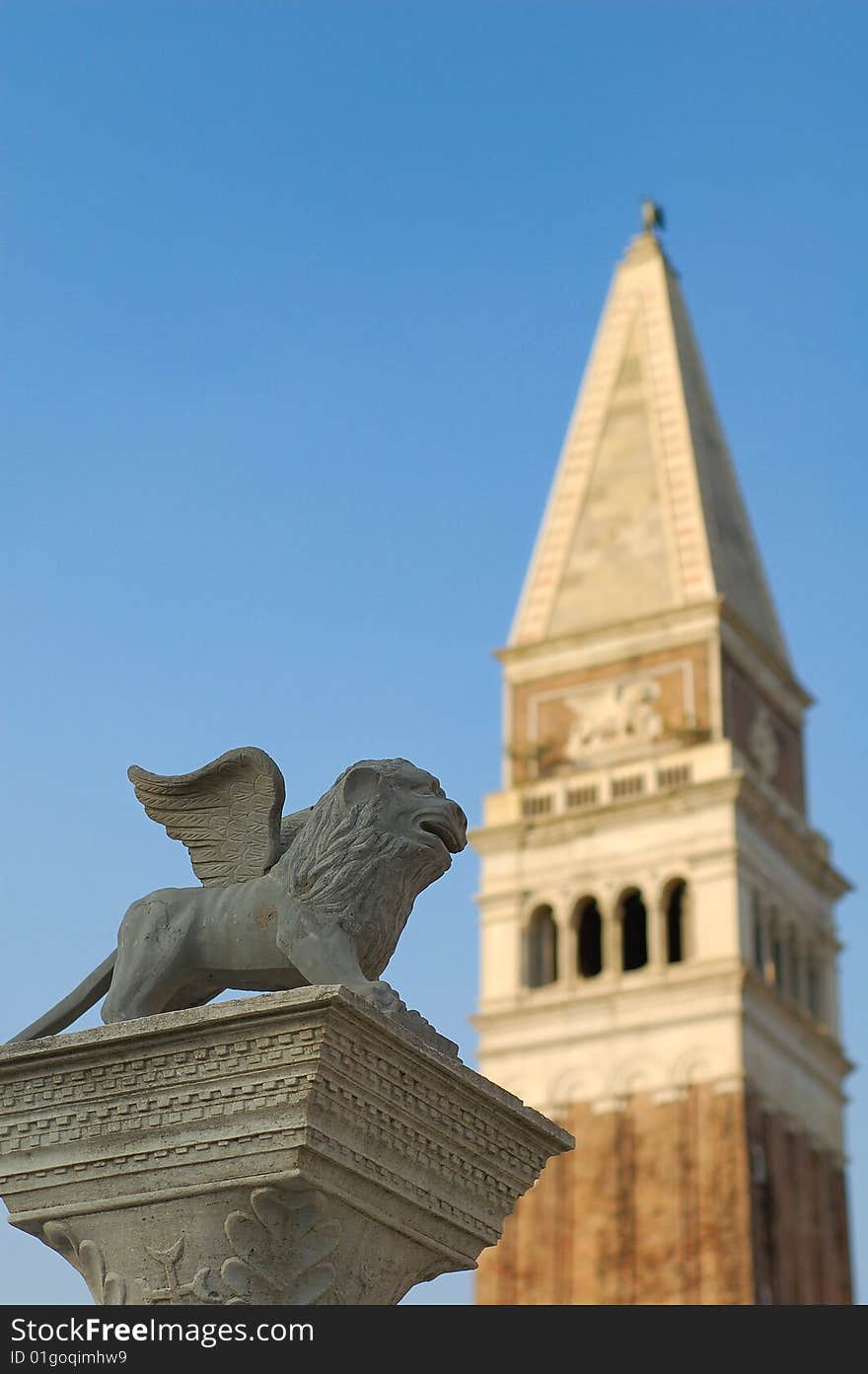 Statue with wings