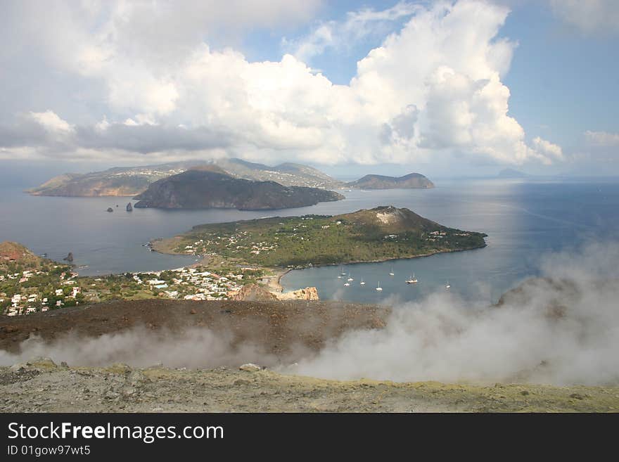 Small islands in Italy