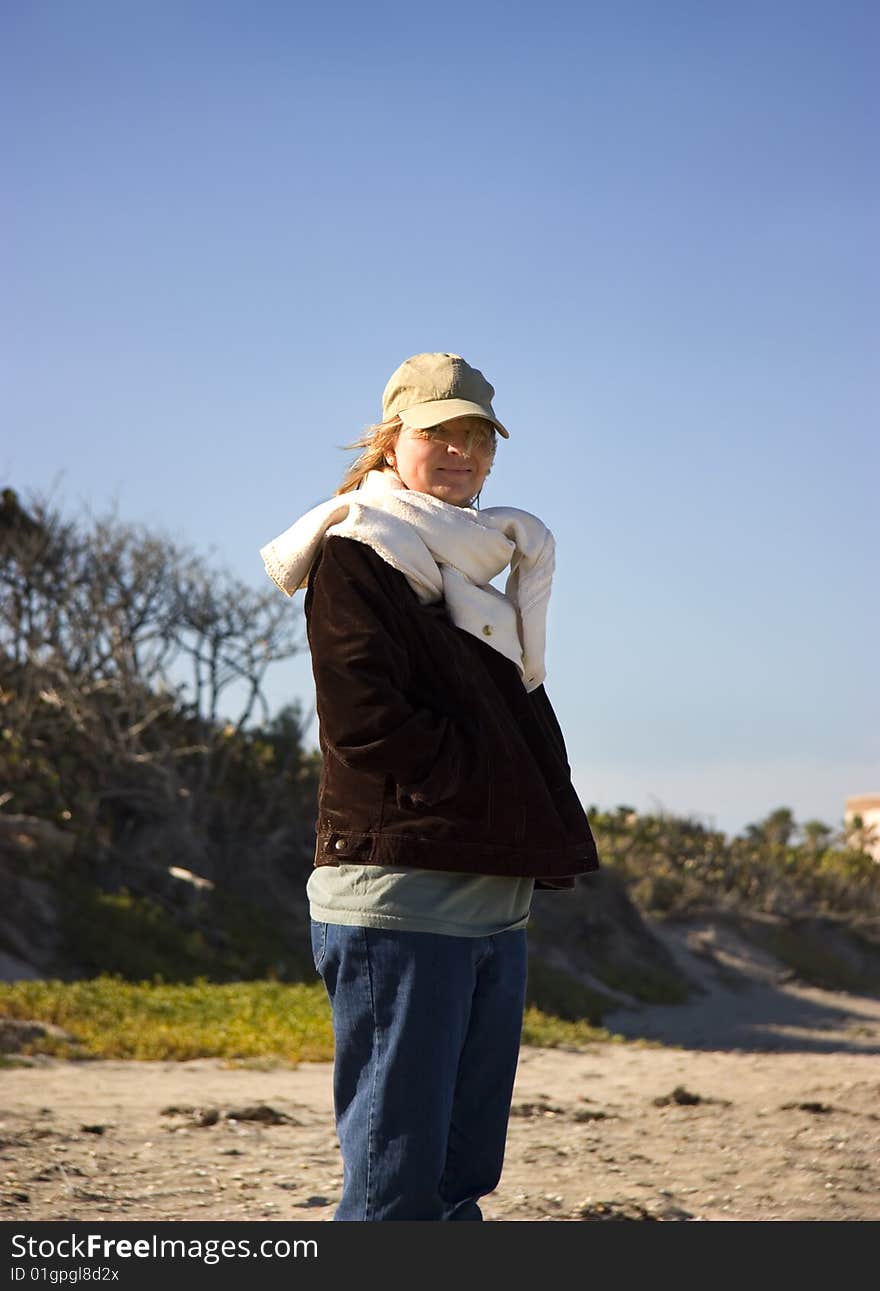 Woman on Beach