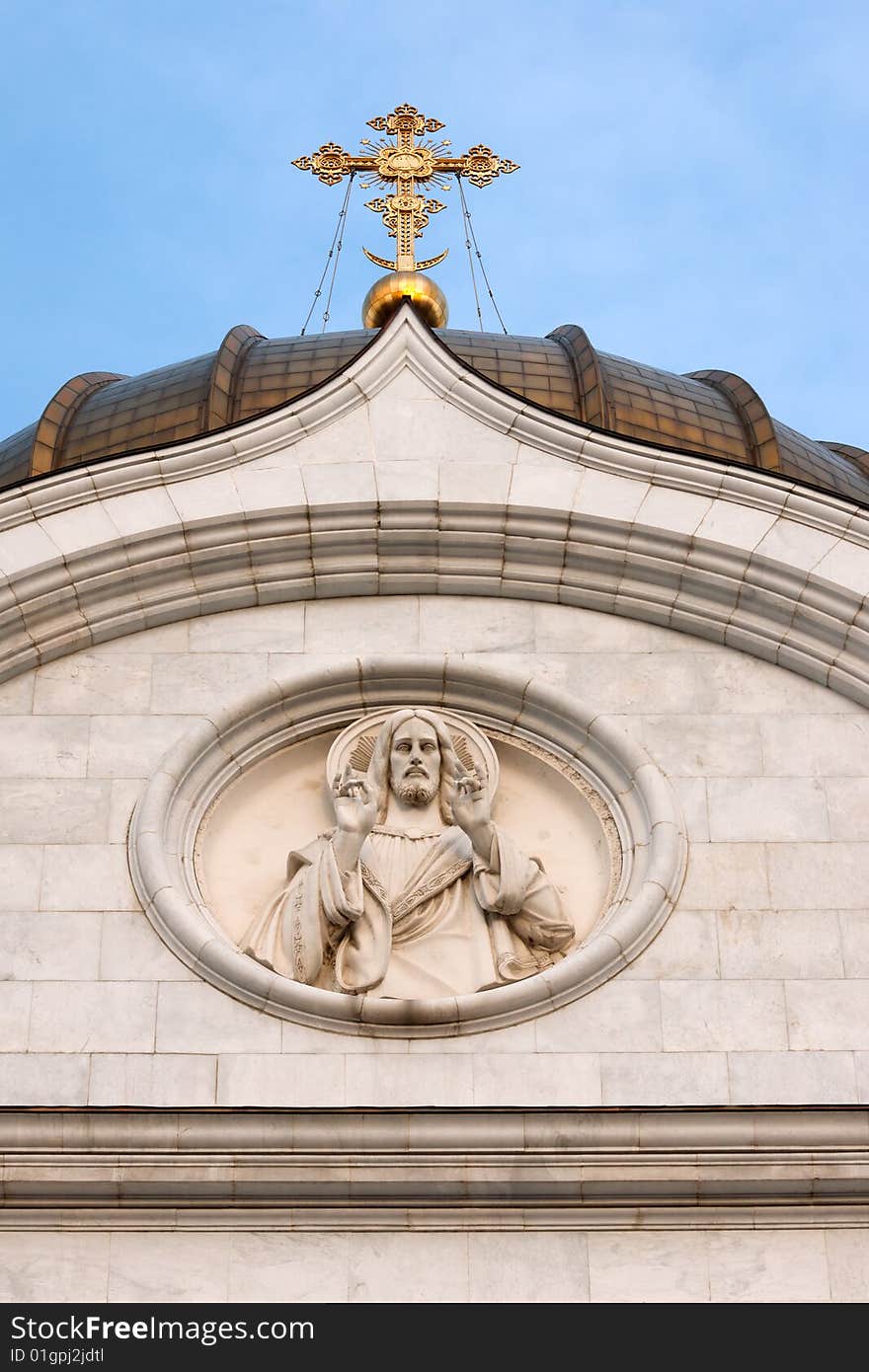 Cathedral of Christ the Savior in Moscow. Cathedral of Christ the Savior in Moscow