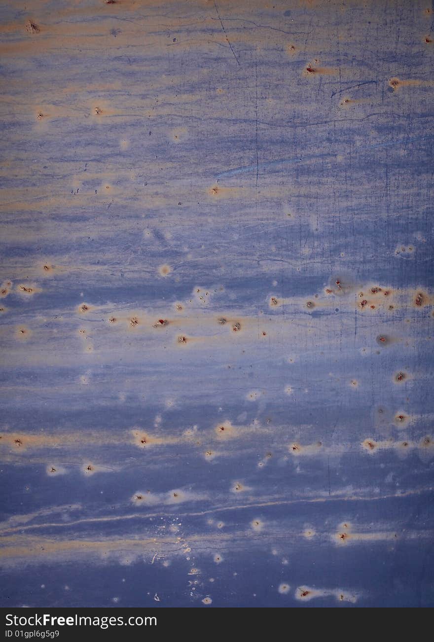 Blue rust background