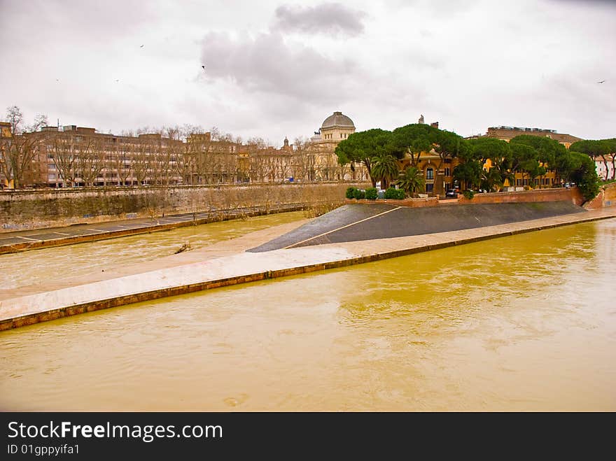 Isola Tiberina in Rome, Italy