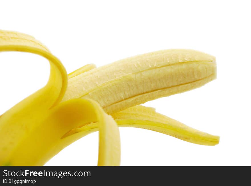 Banana fruit isolated on white background