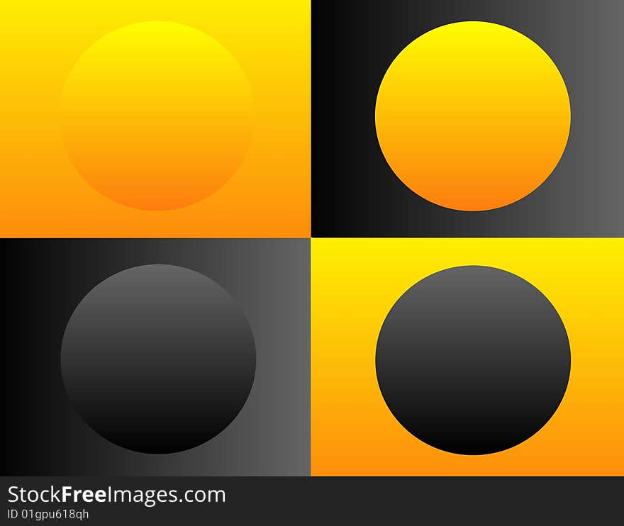 Simplicity of circles and squares put together forming a pattern for use as logo, background and so on. Simplicity of circles and squares put together forming a pattern for use as logo, background and so on...