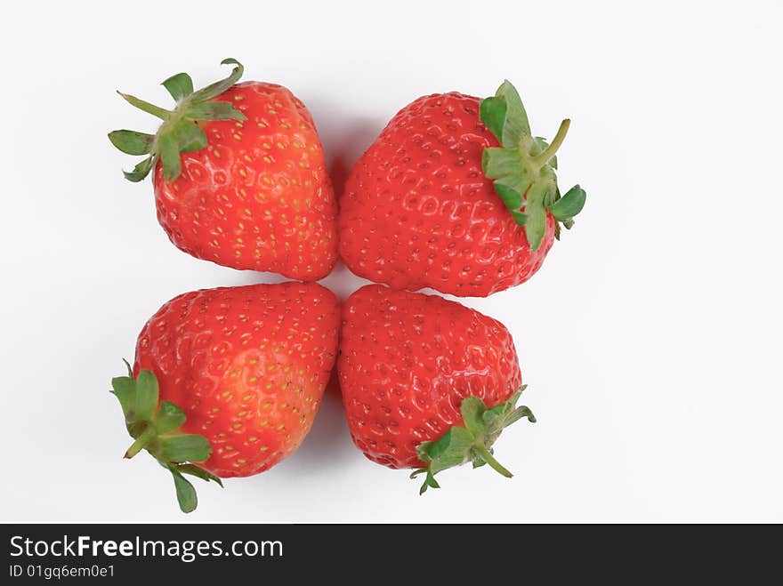 Strawberry Isolated On White