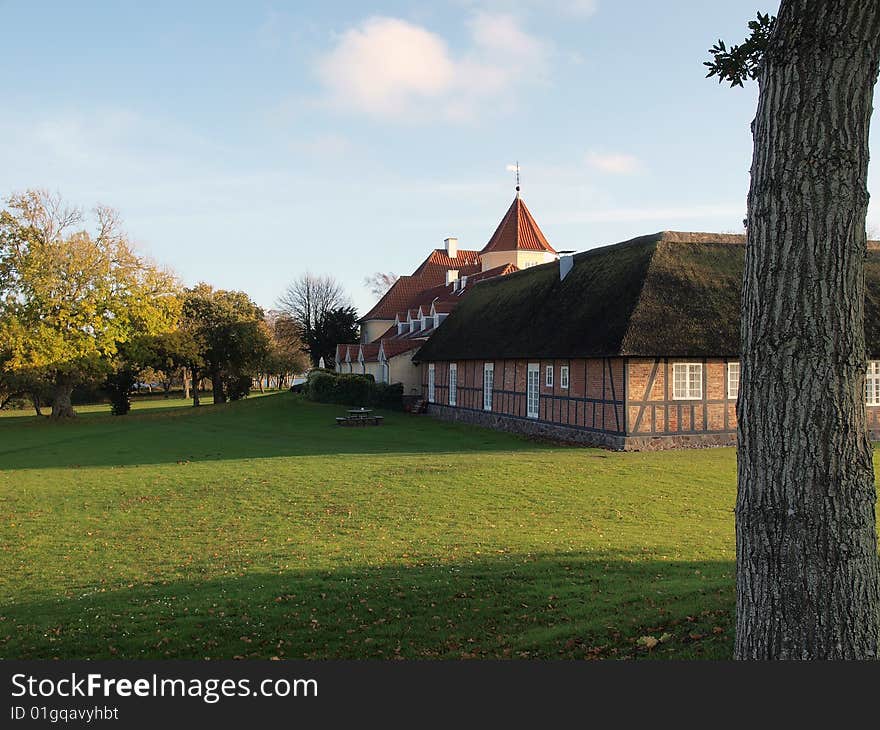 Classical traditional small country family hotel Funen Denmark. Classical traditional small country family hotel Funen Denmark