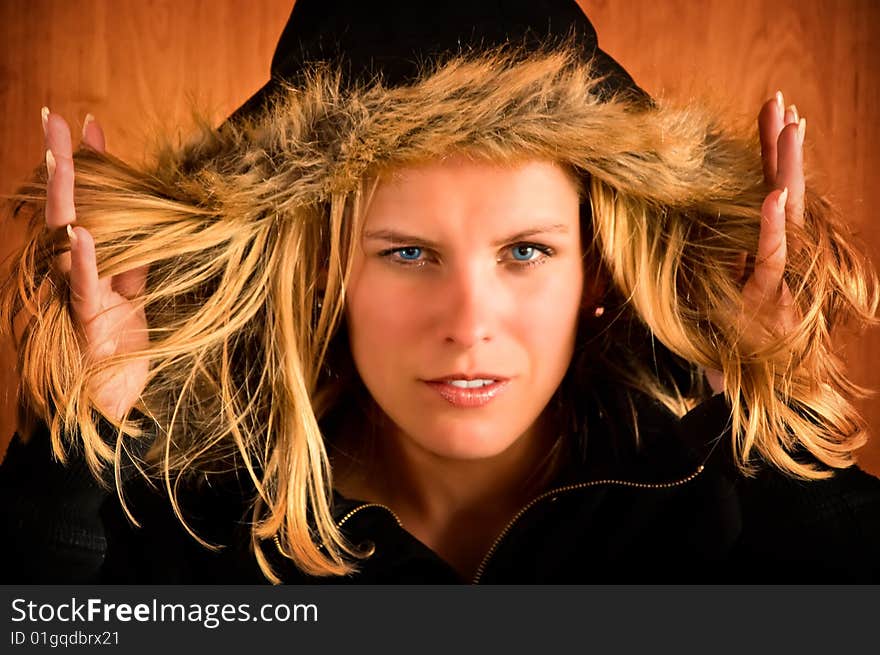 Young woman with your hair