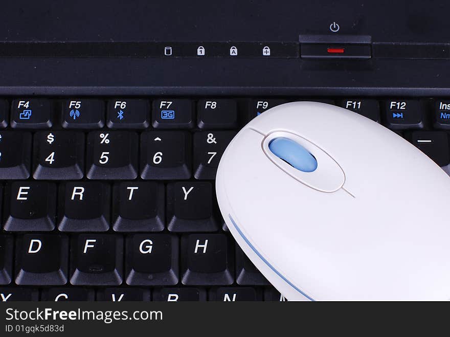 Stock Photo: Keyboard And Mouse