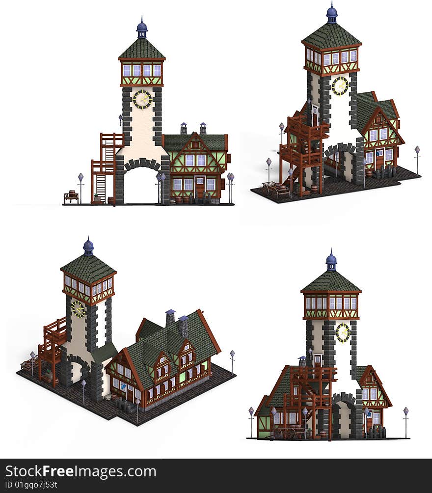 Medieval Houses - Church or Gate house