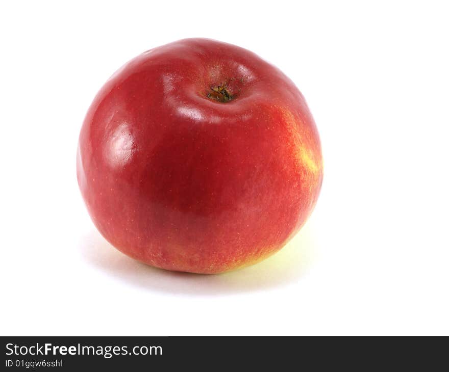 Red apple isolated on a white background