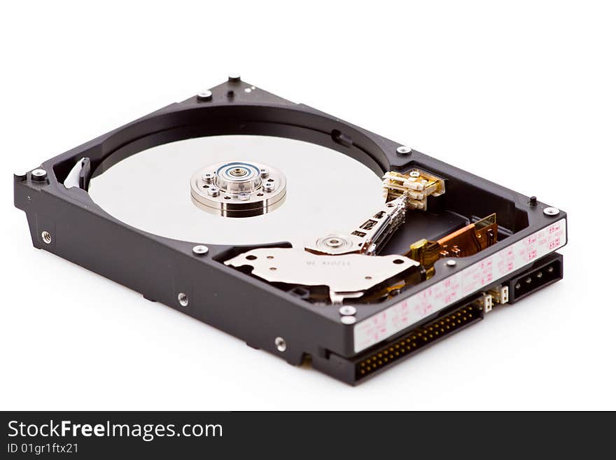 Open hard disk