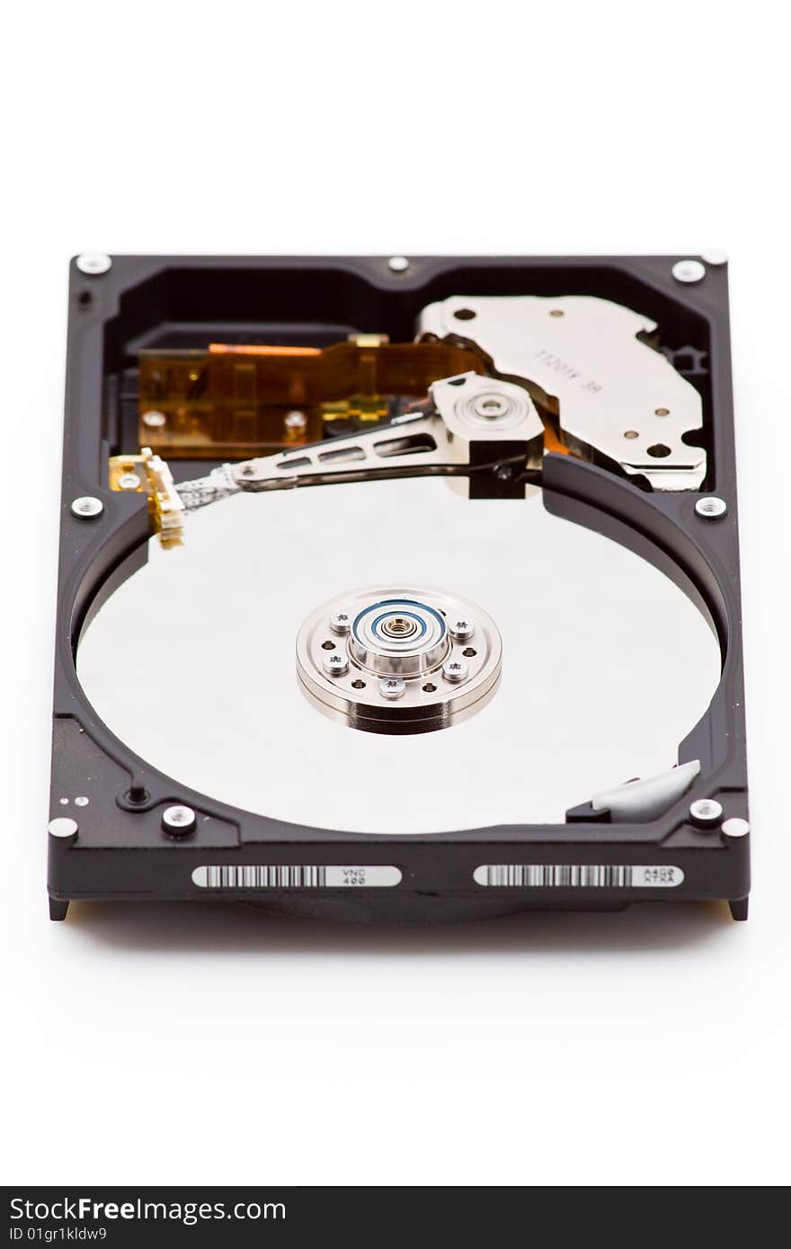 Open hard disk