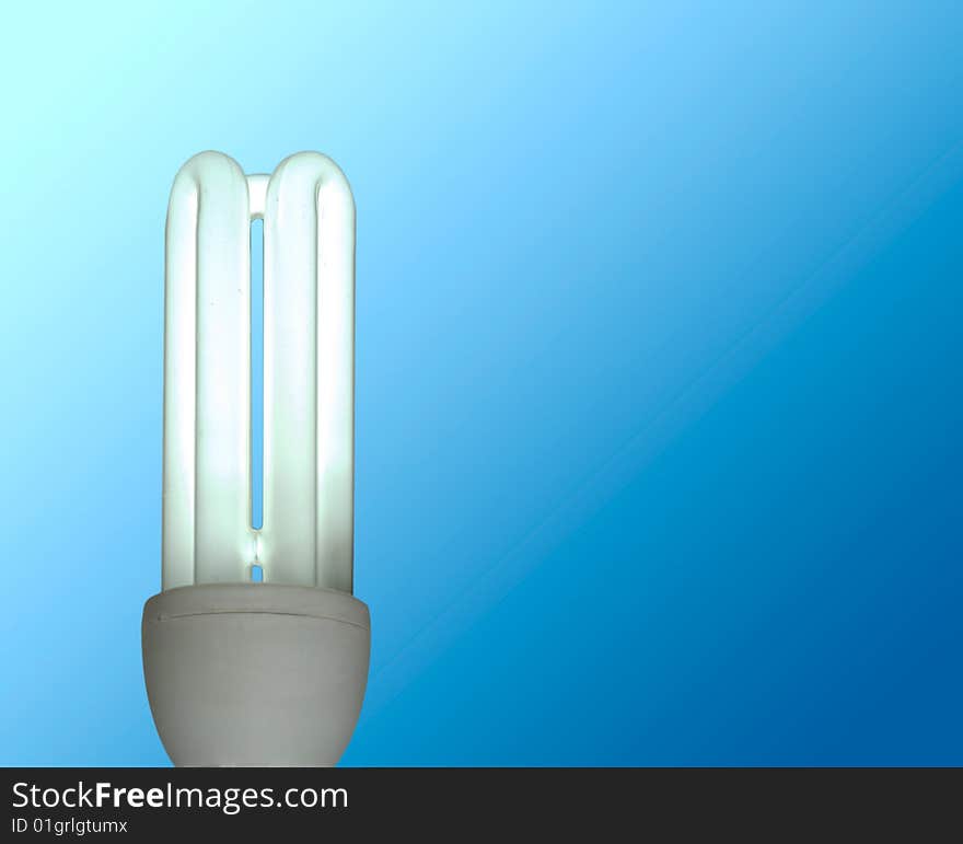 Close up energy-saving lamp