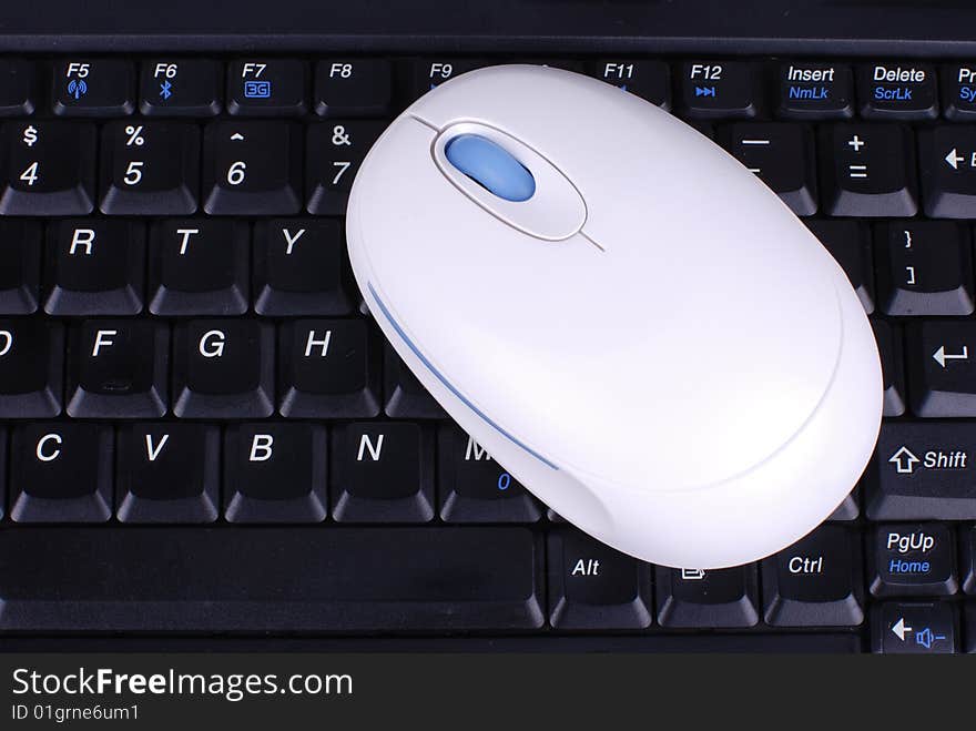 Stock photo: Keyboard and mouse