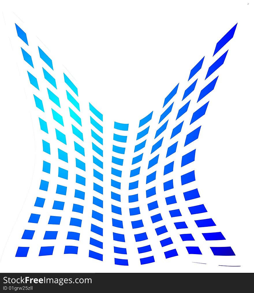 Multiple blue squares forming a distinct background, or logo over white. Multiple blue squares forming a distinct background, or logo over white