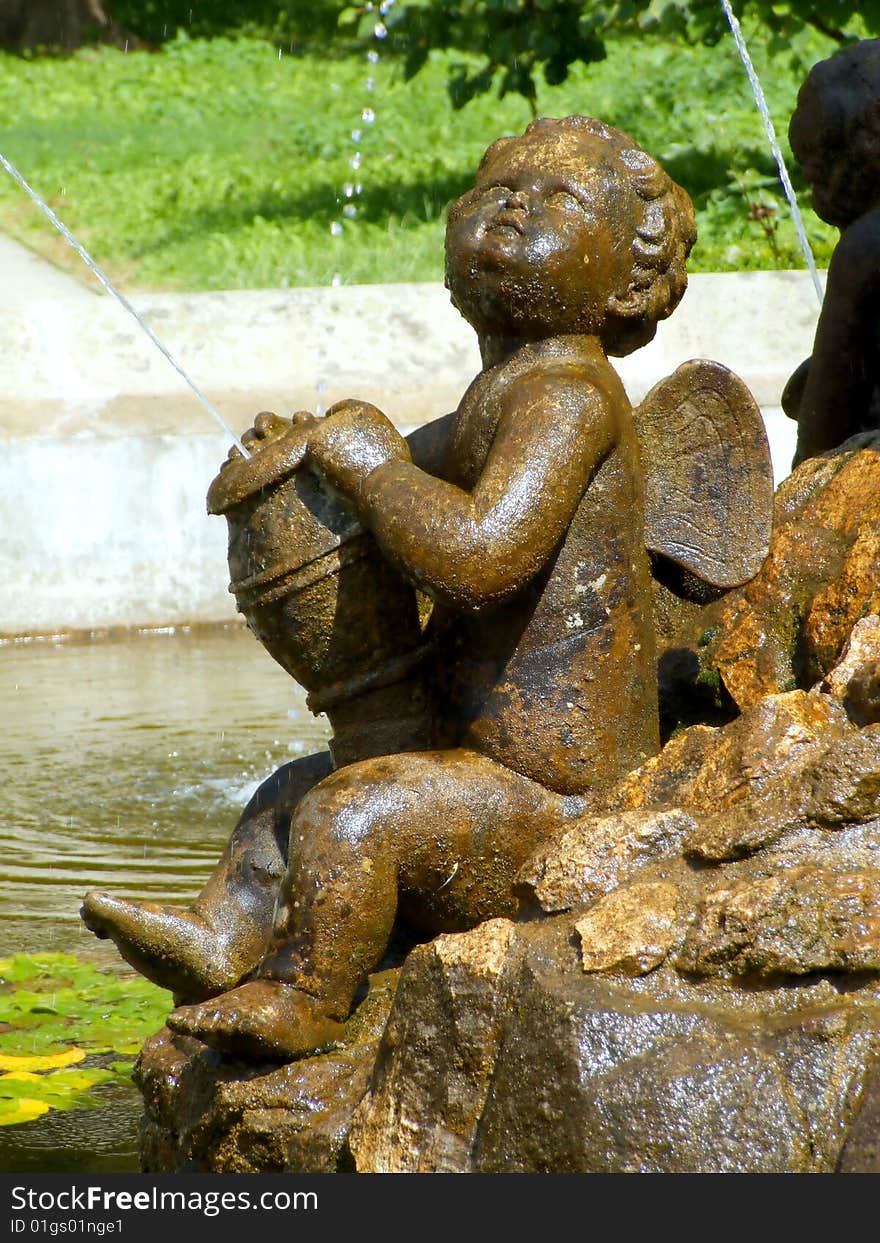 Detail of fountain