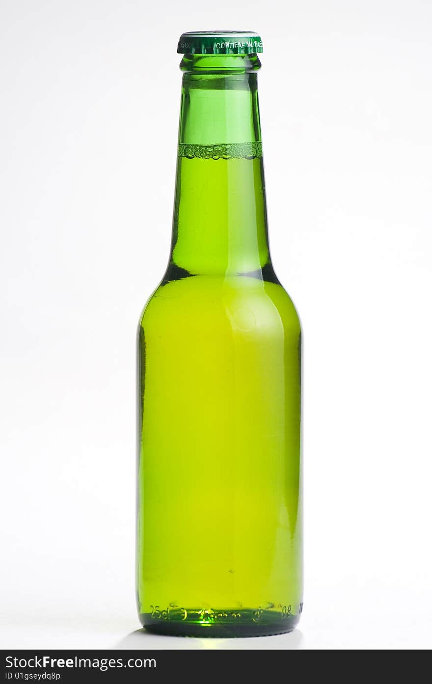 A fresh cold and tasty beer isolated