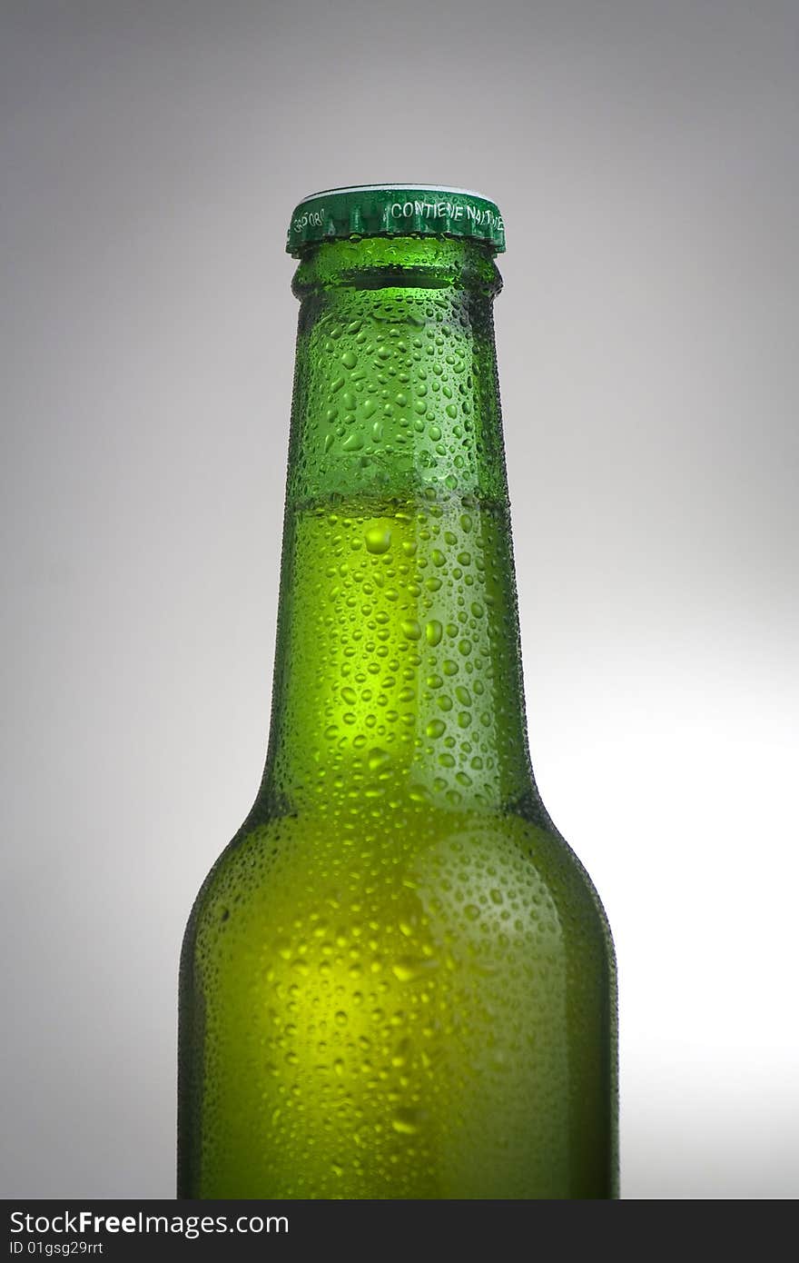 A fresh cold and tasty beer isolated