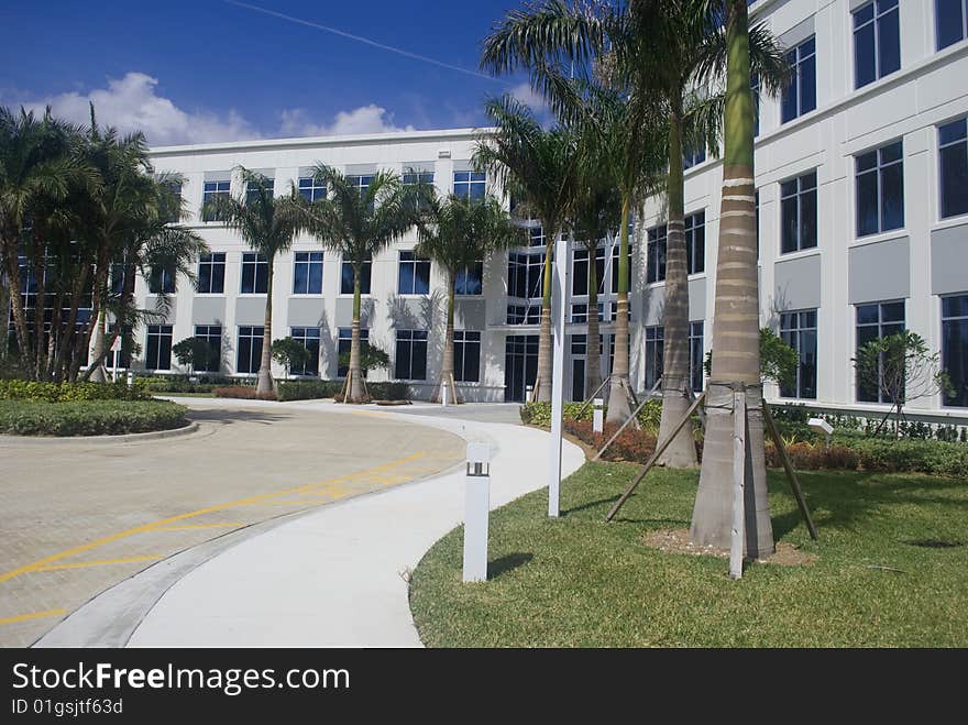 New Modern Office Building in a corporate park