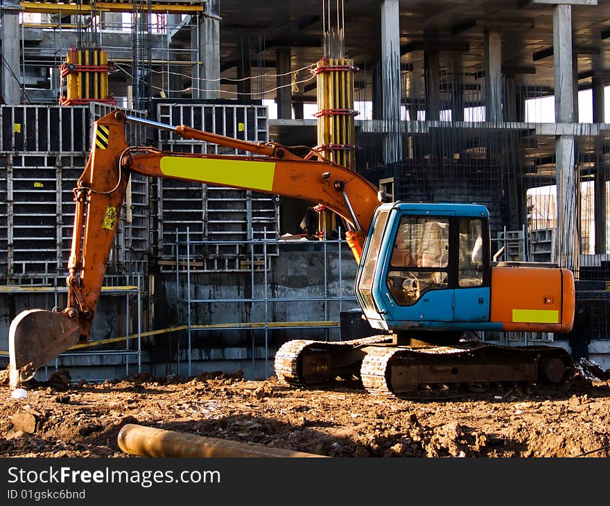 The mechanism a building dredge аgainst a construction