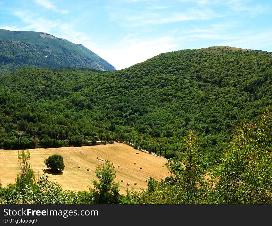 Hills in Abruzzo