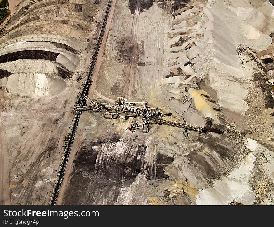 Dust Deposition, Aerial View