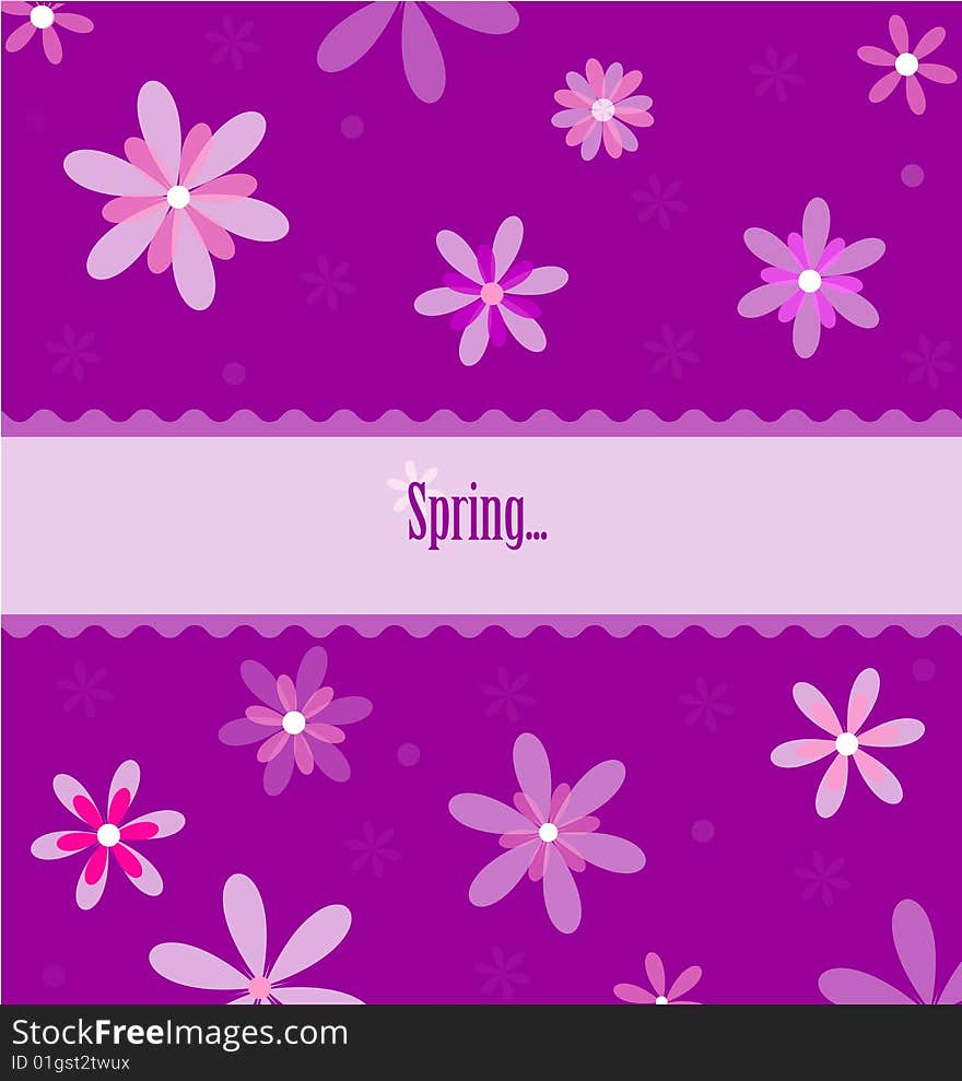 Spring card