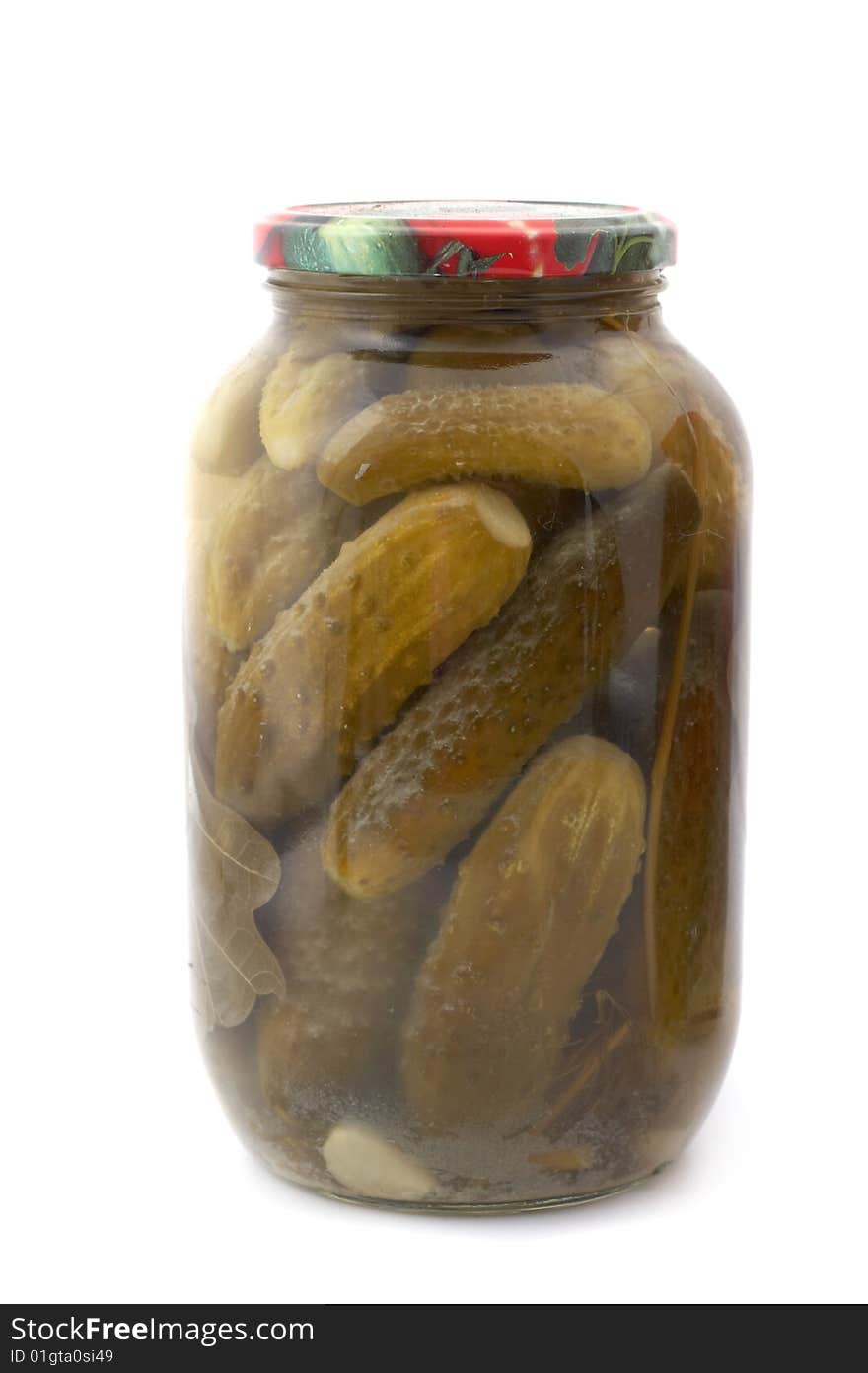 The preserved cucumbers