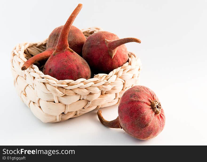 Fresh Figs in a Basket