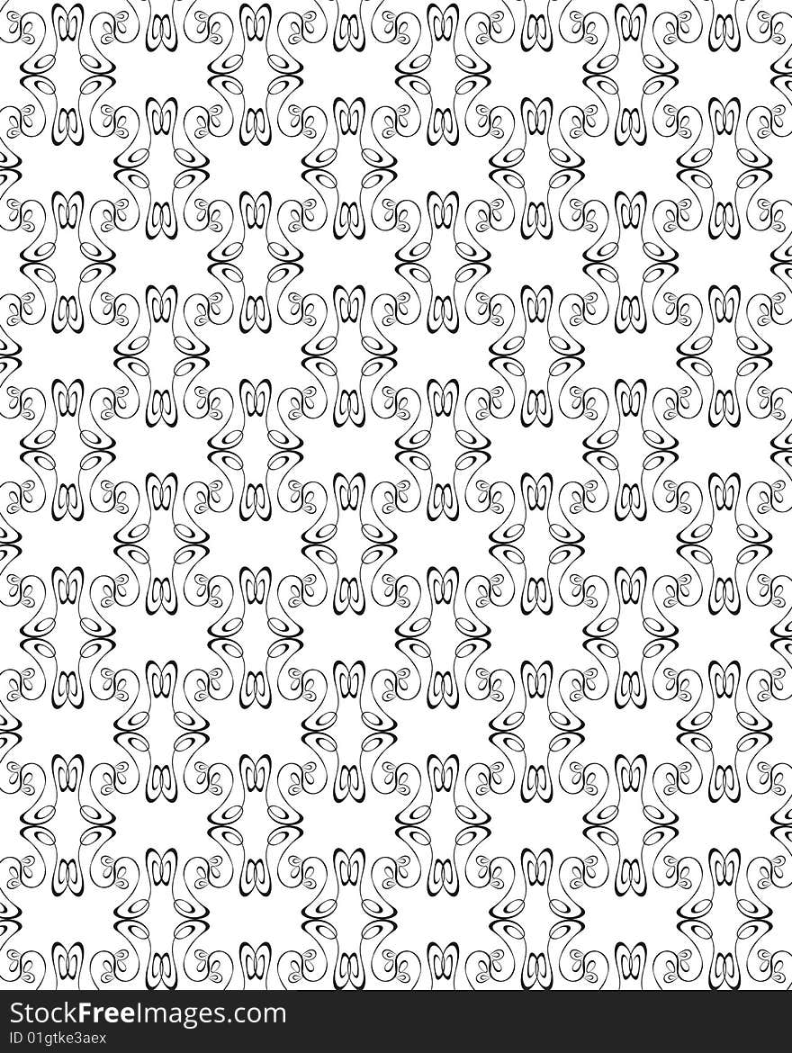 Seamless Damask Pattern