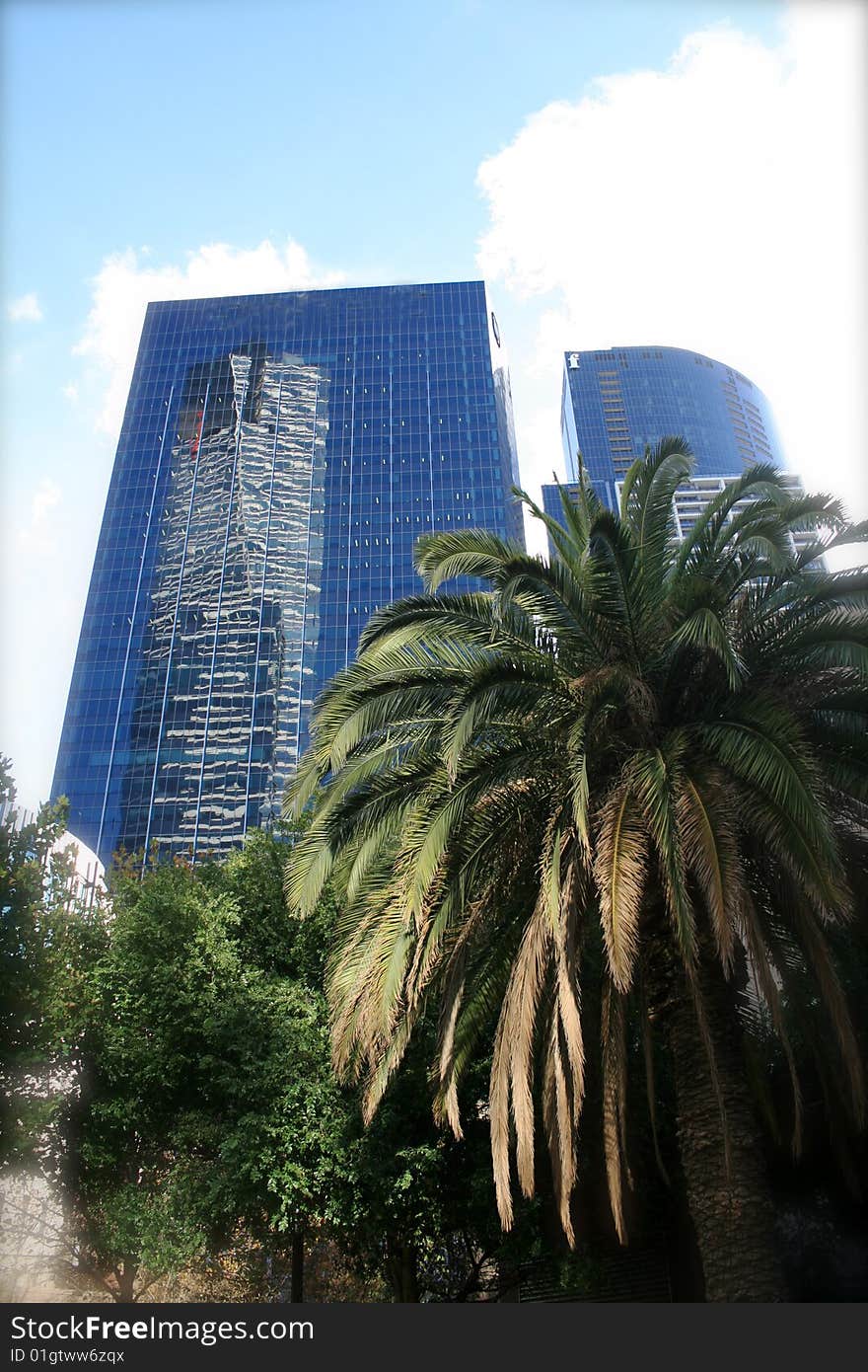 Skyscrapers in Downtown Melbourne, Australia. Skyscrapers in Downtown Melbourne, Australia