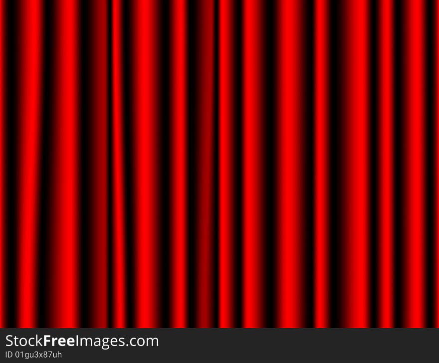 Red curtain background