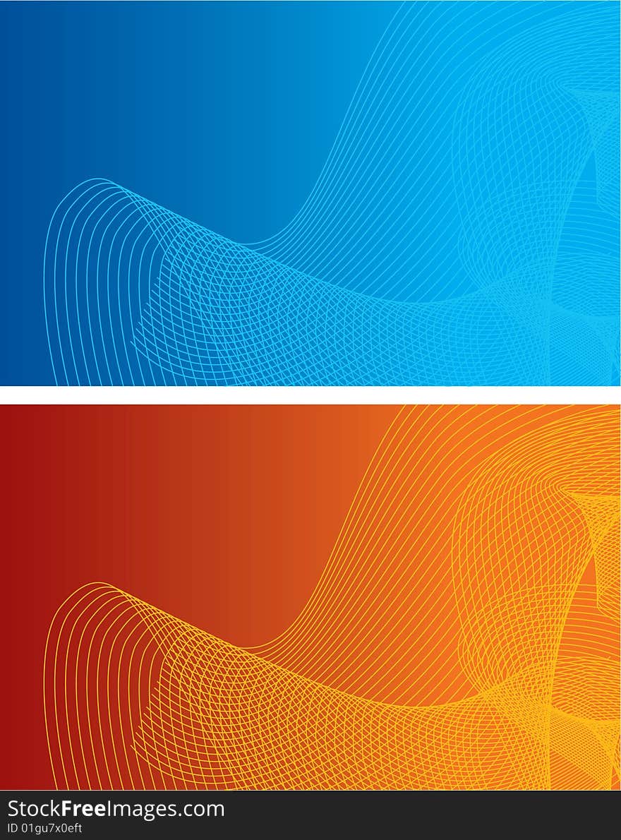 Abstract blue and red background, vector illustration. Abstract blue and red background, vector illustration