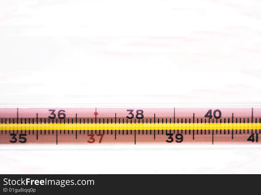 A Thermometer On The Tray