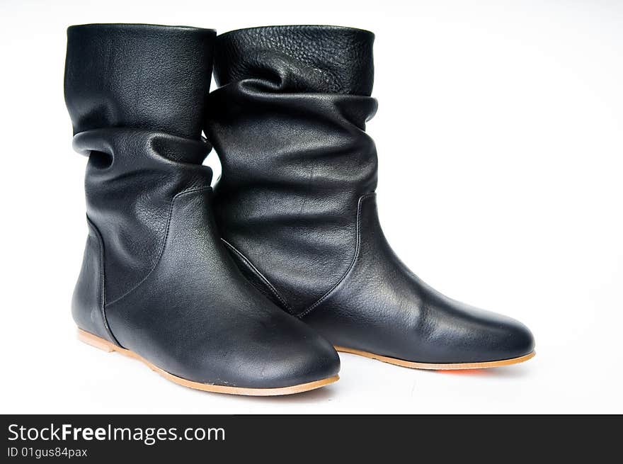 Old-fashioned female boots