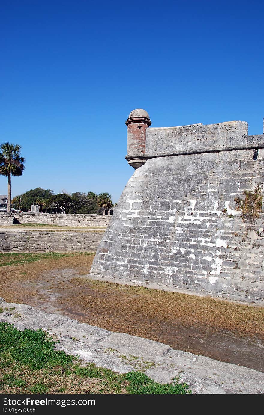 Fort at St. Augustine Florida. Fort at St. Augustine Florida