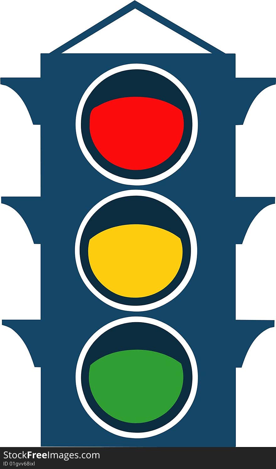 Vector traffic lights