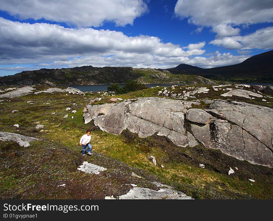 Landscape in the highlands