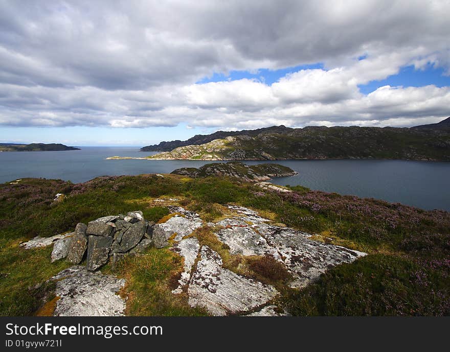 Loch torridon in the highlands