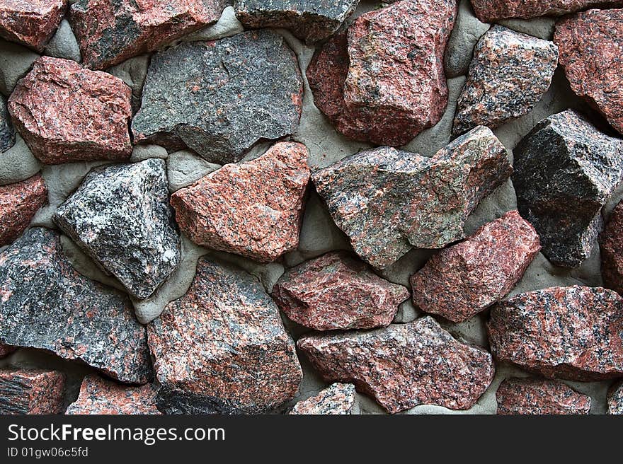 Stone wall useful for background or texture