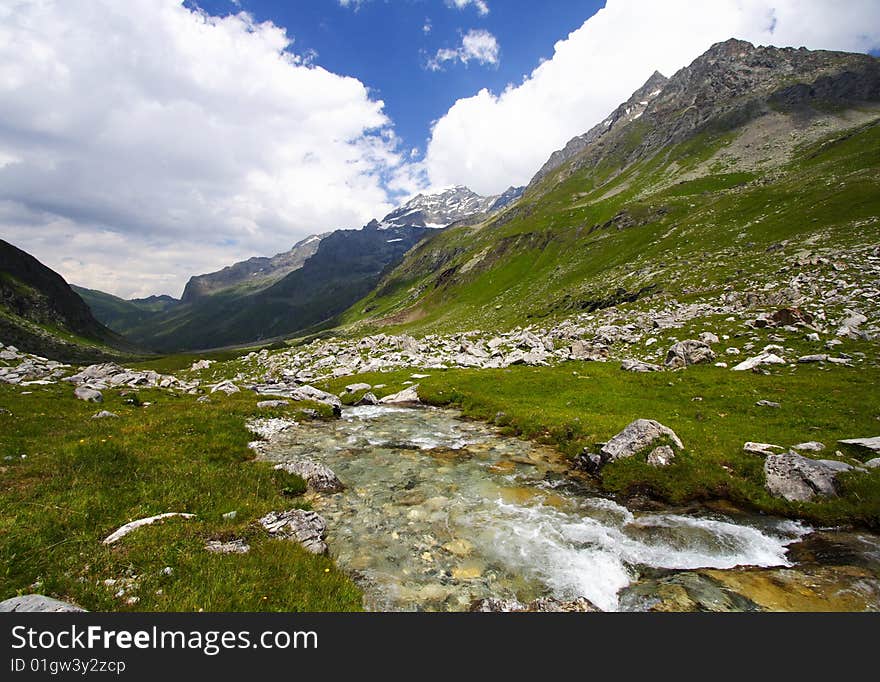 Mountain In Summer