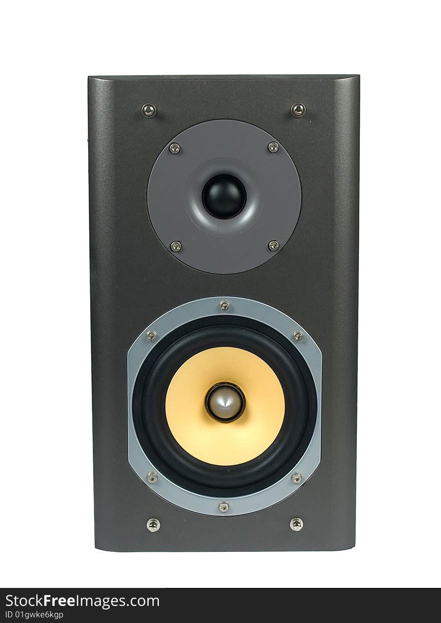 Woodne speakers with yellow bass. Woodne speakers with yellow bass