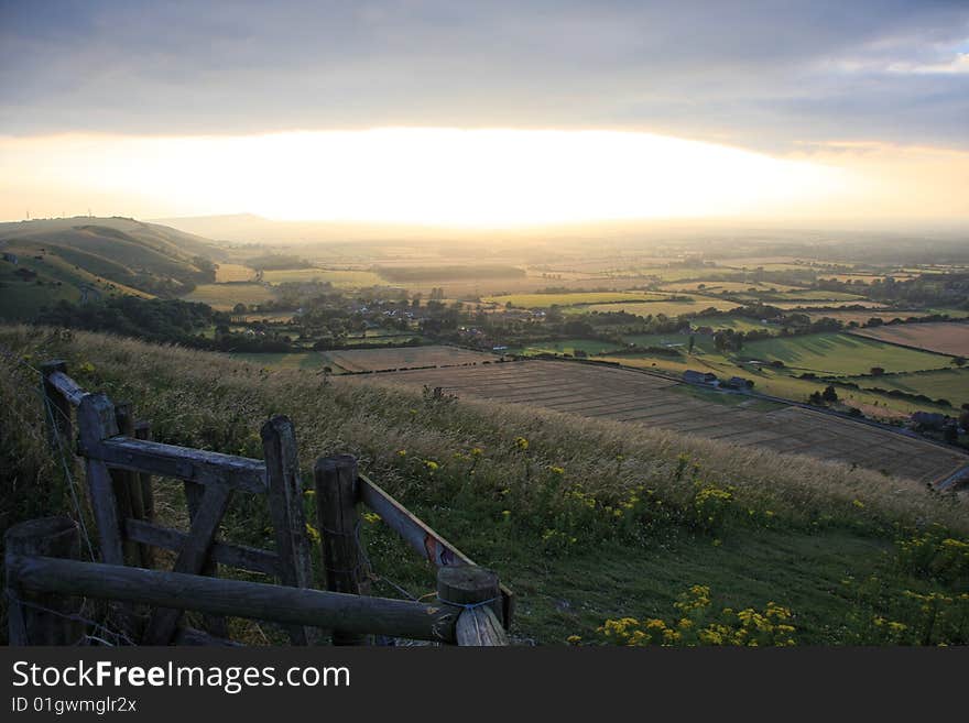 Devils Dyke Sunset